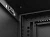 Lanberg Szafa instalacyjna rack wisząca 19 6U 540x350 czarna drzwi  przeszklone ( flat pack)