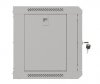 Lanberg Szafa instalacyjna rack wisząca 19 6U 540x350 szara drzwi przeszklone ( flat pack)