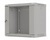 Lanberg Szafa instalacyjna rack wisząca 19 9U 540x350 szara drzwi przeszklone ( flat pack)