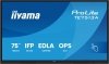 IIYAMA Monitor 75 cali TE7513A-B1AG INFRARED,40pkt,IPS,4K,7H,450cd/m2,      WiFi,USB, ANDROID 14, Google EDLA,2x20W, UCHWYT CIENNY