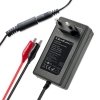 Qoltec Automatyczna ładowarka do akumulatora AGM GEL STD 6V 12V | 1.5A |Prostownik z sygnalizatorem LED