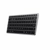 Satechi Slim X1 - klawiatura Bluetooth do trzech urządzeń USB-C (space gray)