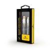 Kabel USB 2.0 - typ C (AM/CM) oplot tekstylny 1m biały Gembird