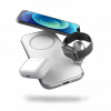 ZENS Aluminium 4w1 - ładowarka bezprzewodowa 45W, kompatybilna z MagSafe (white)