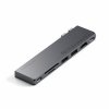 Satechi Pro Hub Slim - aluminiowy hub z podwójnym USB-C do MacBook (USB 4, HDMI, 2x USB-A, SD/microSD, USB-C) (space grey)