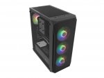 Obudowa Fury SHOBO SH4F RGB ATX Midi Tower z oknem czarna