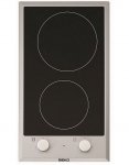 Płyta ceramiczna Beko HDCC 32200 X (2 pola grzejne; kolor inox)