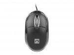 Mysz VIREO 2  przewodowa optyczna,  3 przyciski,  USB, czarna
