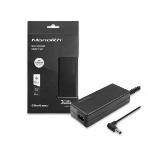 Zasilacz sieciowy Qoltec do monitora LG 25W | 19V | 1.3A | 6.5*4.4 | +kabel zasilający - OTW OPAK
