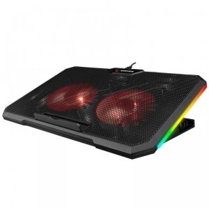 Podstawka chłodząca Rampage AD-RC12 Claw pod laptop 15-17 RGB regulowana