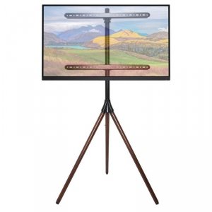 Stojak podłogowy Techly 32''-65'', 35kg Tripod Drewno