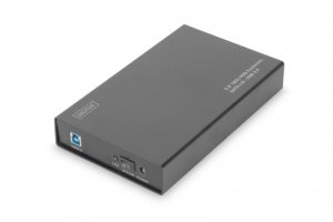 Obudowa Digitus USB 3.0 na dysk SSD/HDD 3.5 SATA III, z zasilaczem, aluminiowa