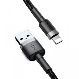 Kabel przewód USB - Lightning / iPhone 50cm Baseus Cafule CALKLF-AG1 z obsługą szybkiego ładowania 2.4A