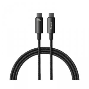 Kabel przewód USB-C PD 3.1 E-Marker 2m Baseus Tungsten Gold CAWJ040101 z obsługą szybkiego ładowania 240W