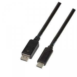 Kabel adapter LogiLink UA0336 USB-C - DisplyPort 1.2, czarny 3m