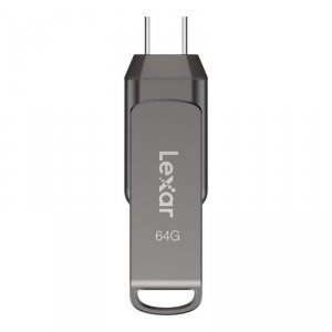 Pendrive Lexar JumpDrive D400 64GB USB 3.2 Gen1 Type-C 130MB/s srebrny