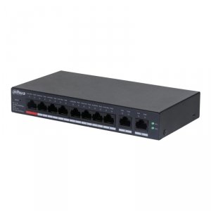 Switch zarządzalny Dahua CS4010-8GT-110 8x1GbE 2x1GbE uplink PoE 110W
