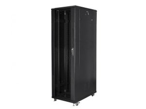 Szafa instalacyjna Rack stojąca 19 42U 800x1000 czarna Lanberg (flat pack)