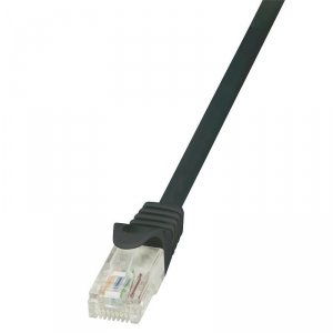 Patchcord LogiLink CP2043U CAT.6 U/UTP 1,5m, czarny