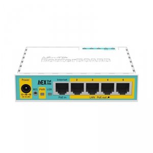 Router MikroTik hEX PoE lite RB750UPr2 4xPoE