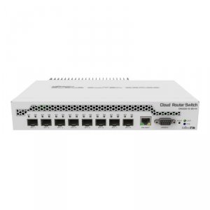 Switch zarządzalny MikroTik CRS309-1G-8S+IN 1x1GbE 8x10GbE SFP+ RS232 PoE