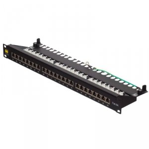 Patch panel 19 Netrack 24-porty kat. 6A FTP wyposażony