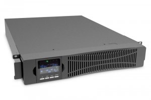 Zasilacz awaryjny UPS DIGITUS Online Rack 19 LCD 1500VA/1500W 3x12V/9Ah 8xC13 1xC14 USB RS232 RJ45