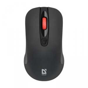 Mysz bezprzewodowa Defender NEXUS MS-195 optyczna bezklikowa silent 1600dpi czarna