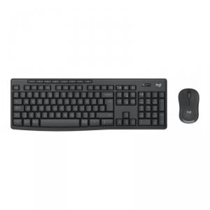 Zestaw bezprzewodowy klawiatura + mysz Logitech MK370 Combo for Business grafitowy
