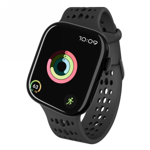 Decoded Silicone Ares O Band - silikonowy pasek do Apple Watch 40/42 mm (black)