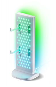 Nanoleaf Pegboard Desk Dock - podświetlana stacja dokująca do urządzeń peryferyjnych (white)