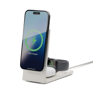 Native Union Rise 3-in-1 INT Qi2 Wireless Charger - bezprzewodowa ładowarka Qi2 15W do trzech urządzeń kompatybilna z MagSafe, a