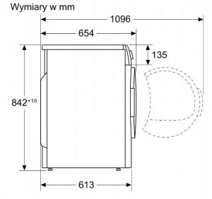 Suszarka do bielizny BOSCH WQG245APPL