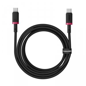 Kabel Baseus Dura Typ C-Typ C 100W 2m (czerwono-czarny)