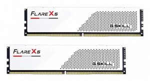G.SKILL FLARE X5 AMD DDR5 2X32GB 6000MHZ CL28 EXPO WHITE F5-6000J2836G32GX2-FX5W