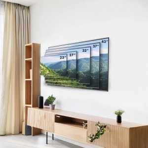 MACLEAN UCHWYT DO TELEWIZORA LUB MONITORA, MAX. VESA 200X200, 23-43, 30KG, CZARNY MC-418