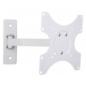 Techly Uchwyt ścienny LCD/LED 19-37cali 25kg regulowany, biały