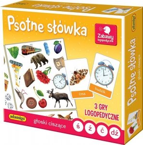 Adamigo Gra Psotne słówka - Głoski ciszące