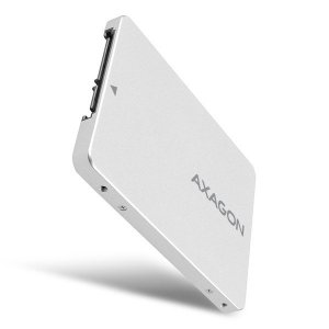 AXAGON RSS-M2SD Wewnętrzna obudowa 2.5 z interfejsem SATA do dysków SSD M.2 SATA, srebrny