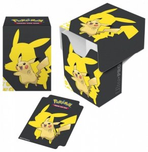 Pokemon TCG Pudełko Deck Box Pikachu czarno-żółte
