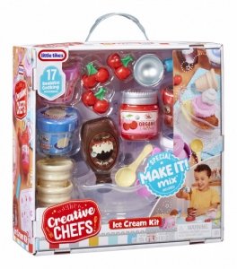 Little Tikes Zestaw do lodów Creative Chefs + 17 akcesoriów