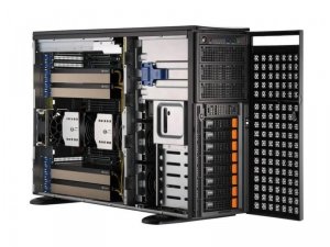 Serwer NTT Tytan 4208S27 GPU --- TOWER 4U, 8 x SATA RAID 1,10,5, Xeon&reg; 4410T, 2 x 960GB SSD, 2 x 32GB RAM DDR5, 2 x LAN 