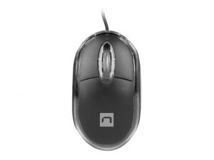 Mysz VIREO 2  przewodowa optyczna,  3 przyciski,  USB, czarna