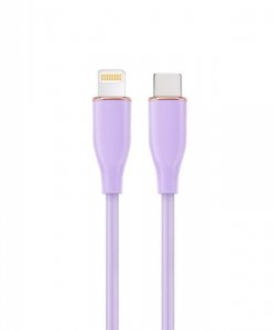 Kabel USB 2.0 CM/CM 60W PD 1.5m Gembird fioletowy