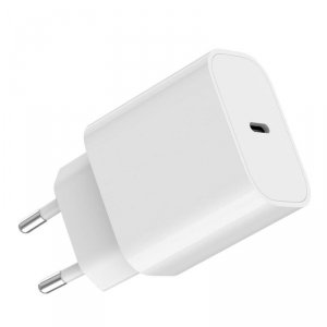 Ładowarka sieciowa Gembird USB-C 20W biała