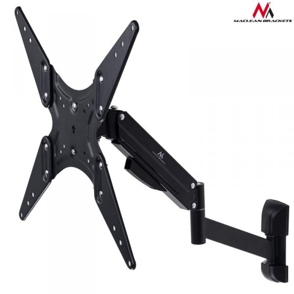 Uchwyt do TV Maclean MC-784, do telewizora lub monitora, gazowa sprężyna, 2 ramiona, regulacja wysokości 25cm, 32&quot;-55&quot;