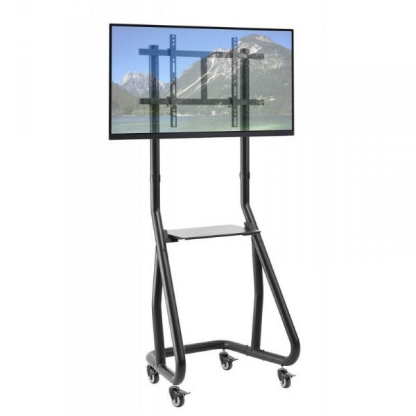 Stojak mobilny Techly 37&#039;&#039;-80&#039;&#039;, 80kg z półką