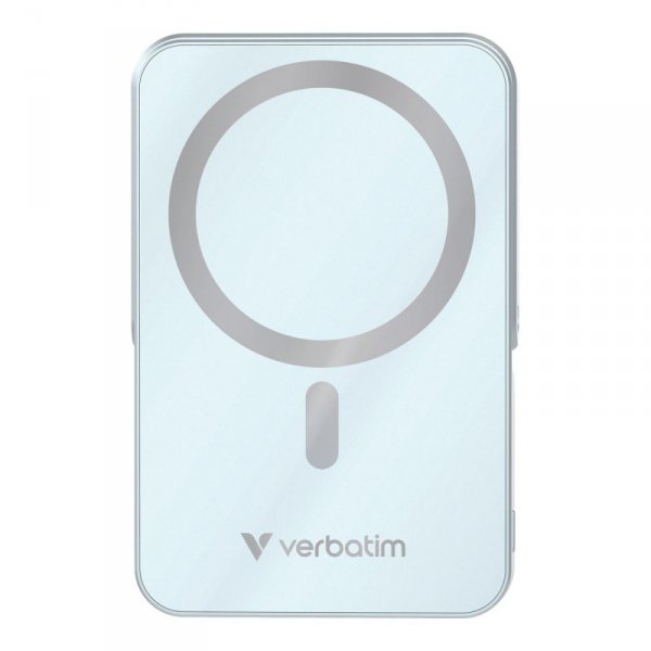 Powerbank Verbatim Charge &#039;n&#039; Go Magnetic Wireless with Stand 10000mAh USB-C PD 3.0 Blue
