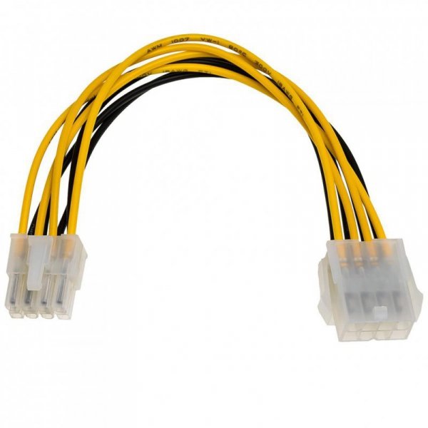 Przedłużacz kabla zasilającego Akyga AK-CA-08 EPS 8pin 0,2m