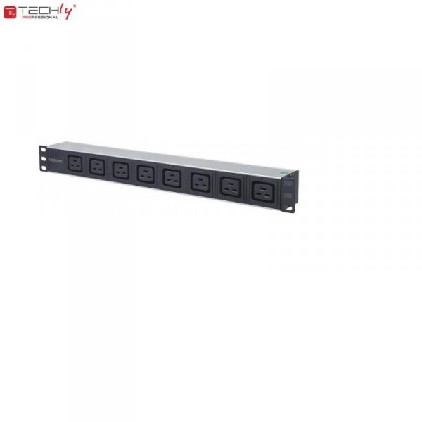 Listwa zasilająca Intellinet Rackowa 19&quot; 1U, 8 gniazd C19, 2m